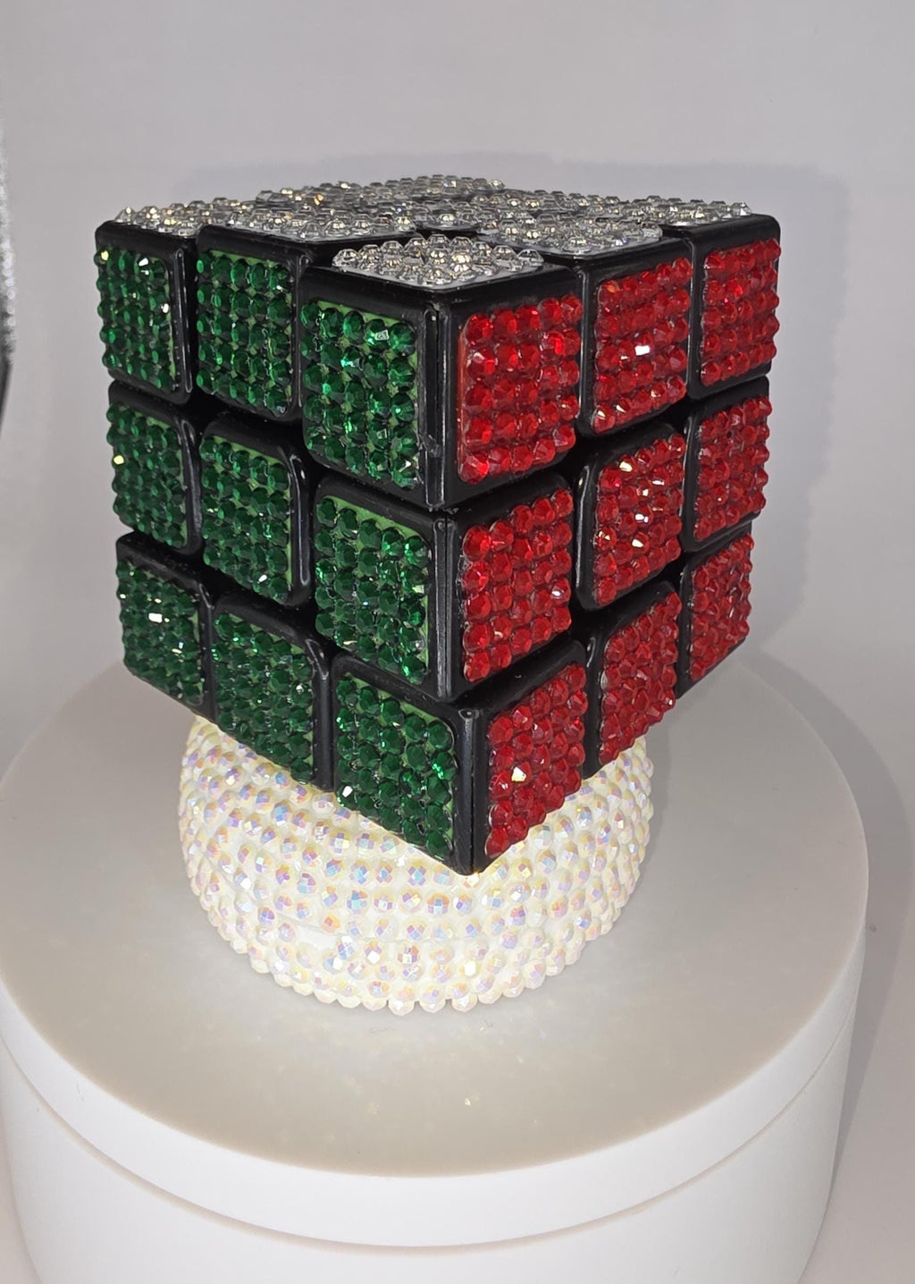 Rhinestone Retro Rubik's Cubes