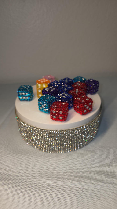 Disco Dice Conversation Starter Elite Decor 16mm Resin Standard Dice