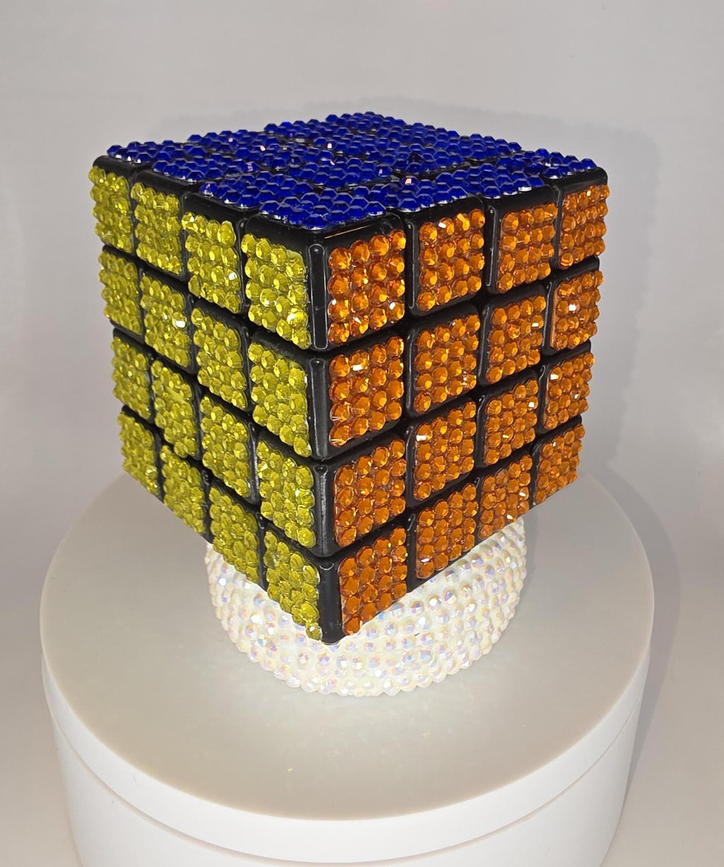 Rhinestone Retro Rubik's Cubes
