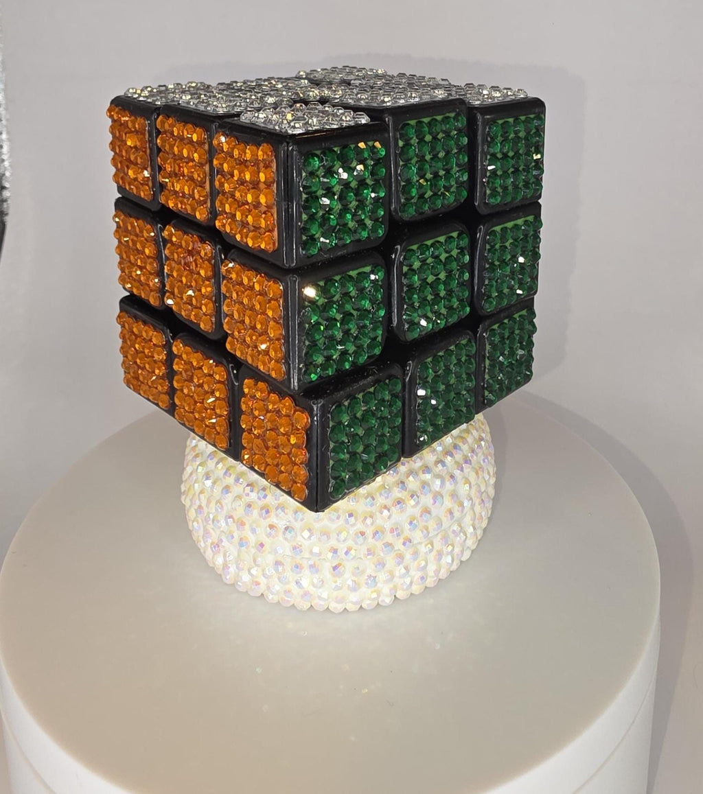 Rhinestone Retro Rubik's Cubes