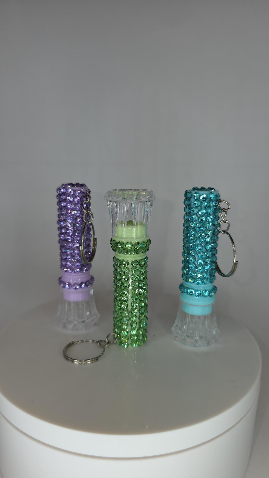 Mini-Bling LED Flashlight Keychain