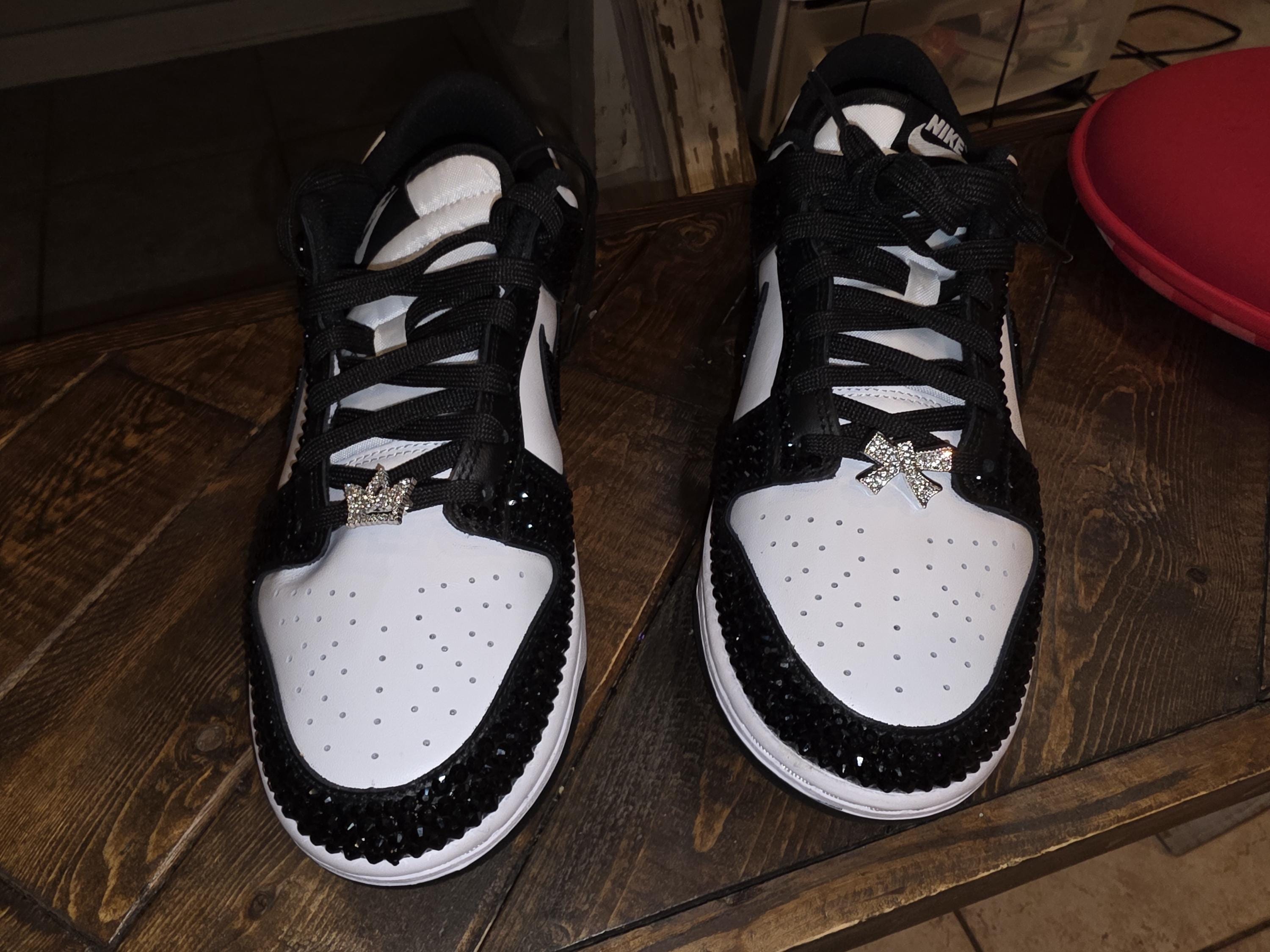 Custom Sneakers- ADULT Panda Dunks