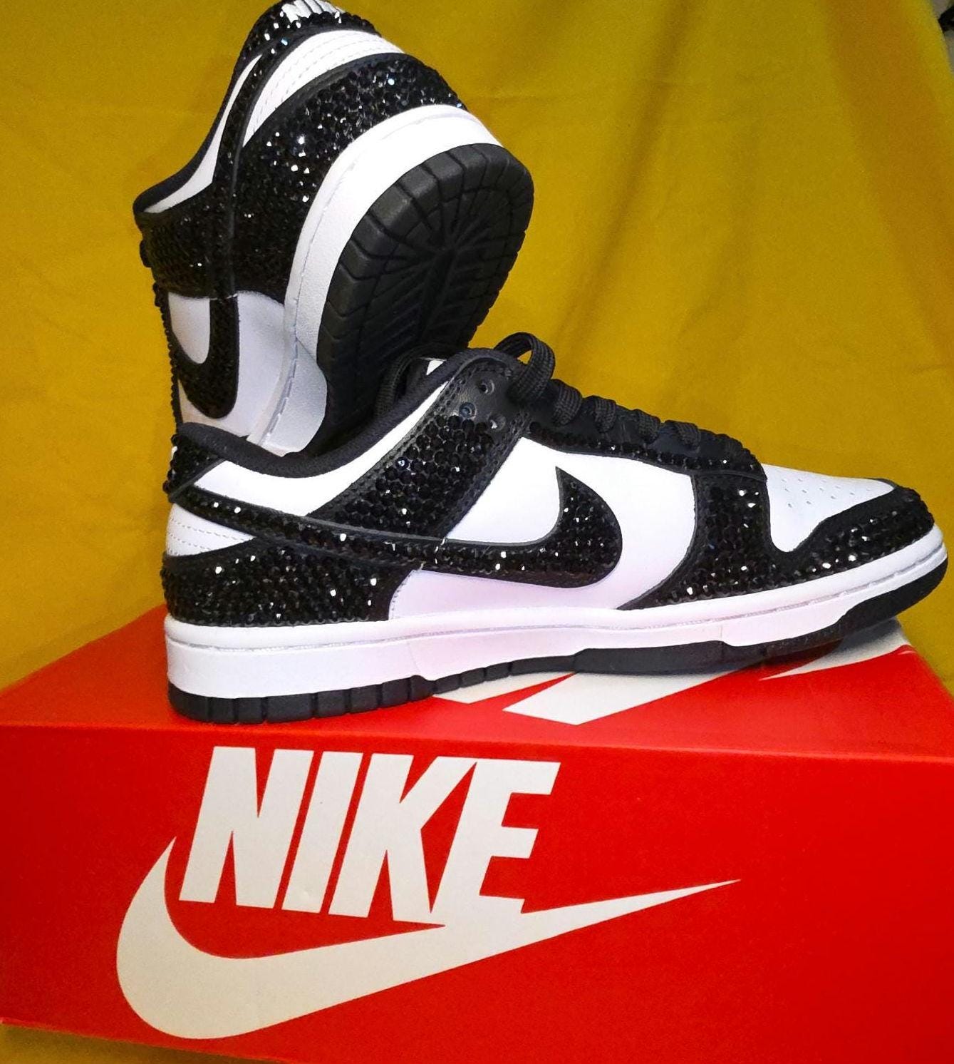 Custom Sneakers- ADULT Panda Dunks