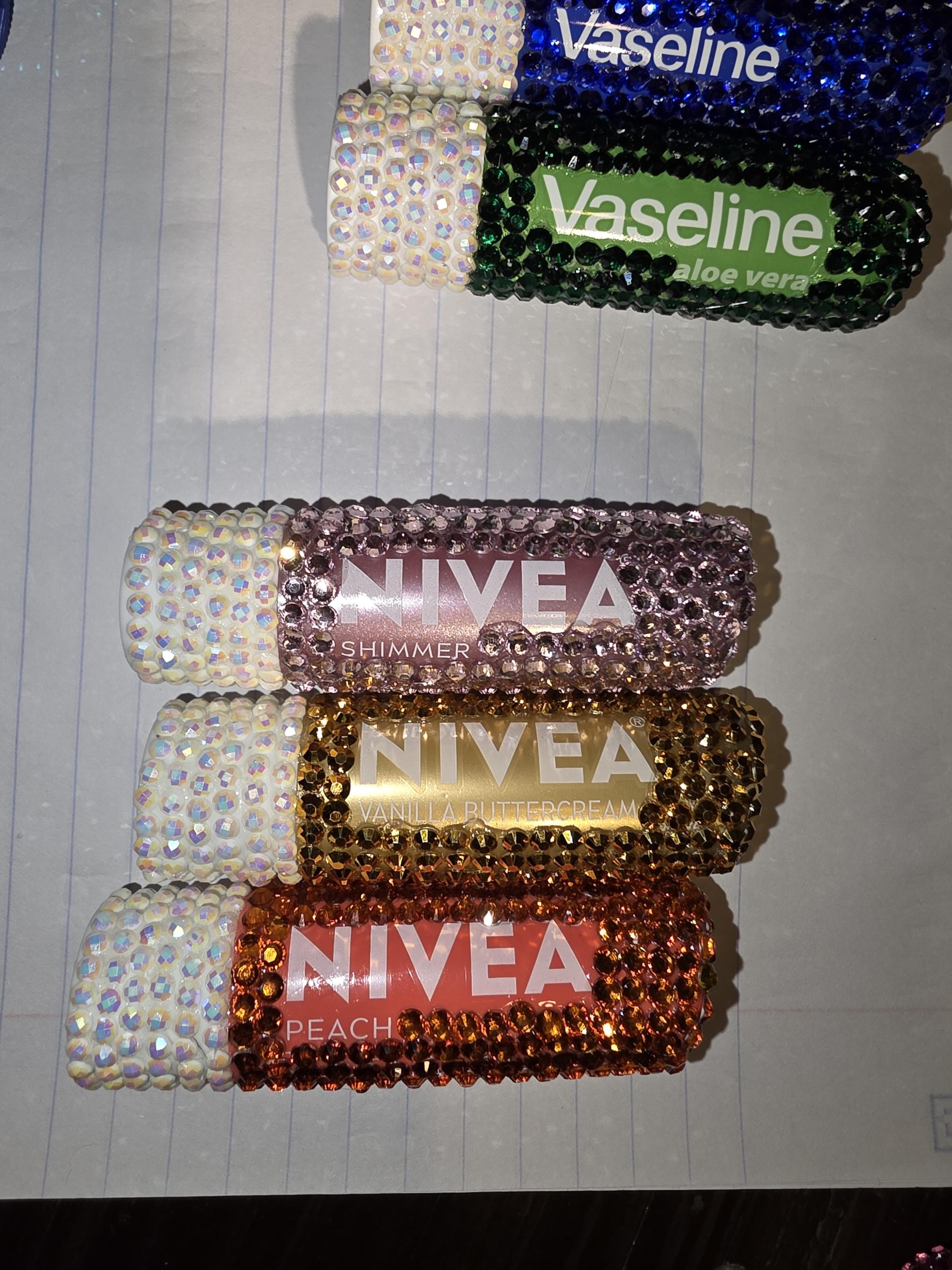 SPARKLE STICKS Carmex, Vaseline, Nivea, Aquaphor, Blistex, O'Keefs