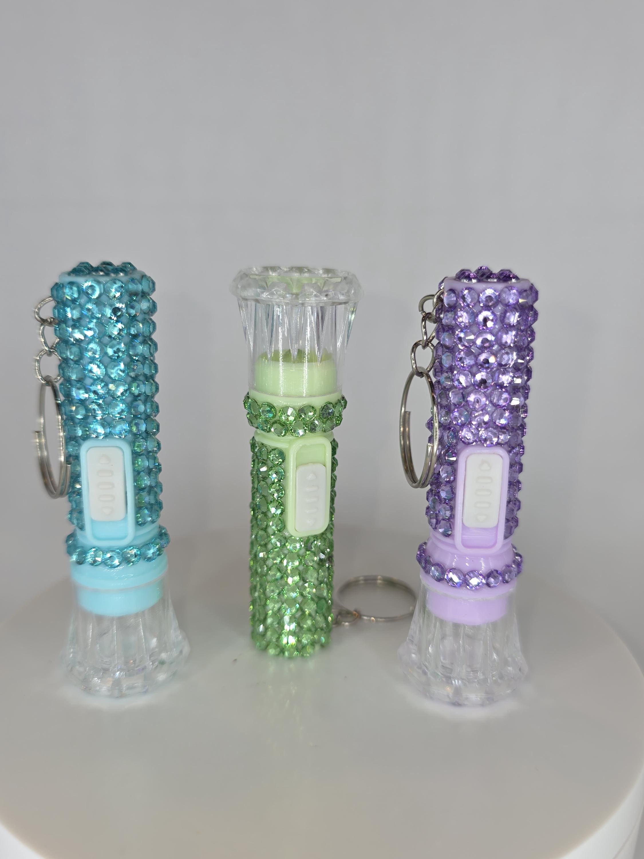 Mini-Bling LED Flashlight Keychain